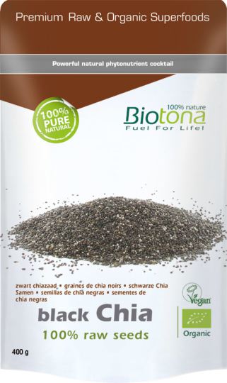 Black Chia seeds Raw Bio 400 gr Black Chia seeds Raw Bio 400 gr