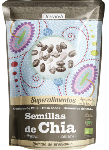 Chia seeds bio Doypack 250 gr Chia seeds bio Doypack 250 gr