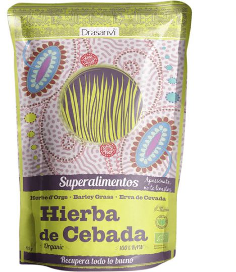 Organic barley grass 125 gr Doypack Organic barley grass 125 gr Doypack