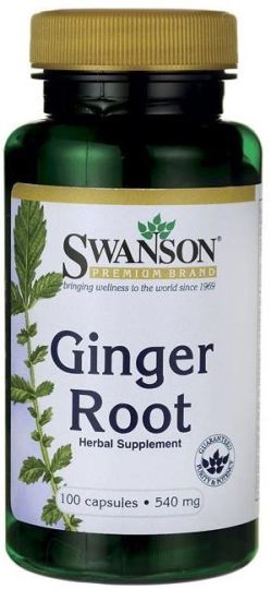 Ginger Root 540 mg 100 Capsules
