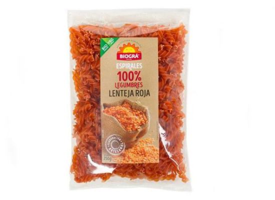Red lentil spiral Red lentil spiral