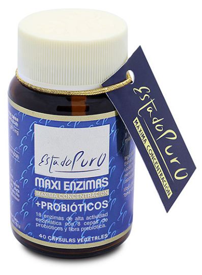 Pure state Maxi Enzymes + Probiotics 40 vegetable capsules Pure state Maxi Enzymes + Probiotics 40 vegetable capsules