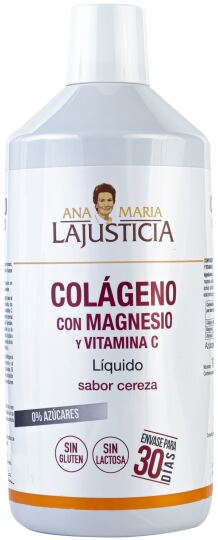 Colágeno + Magnesio con Vitamina C Cereza 1000 ml Colágeno + Magnesio con Vitamina C Cereza 1000 ml
