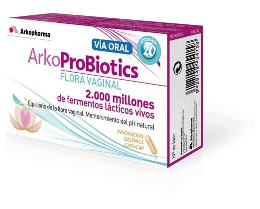 Arkoprobiotics Vaginal Flora 20 Capsules Arkoprobiotics Vaginal Flora 20 Capsules