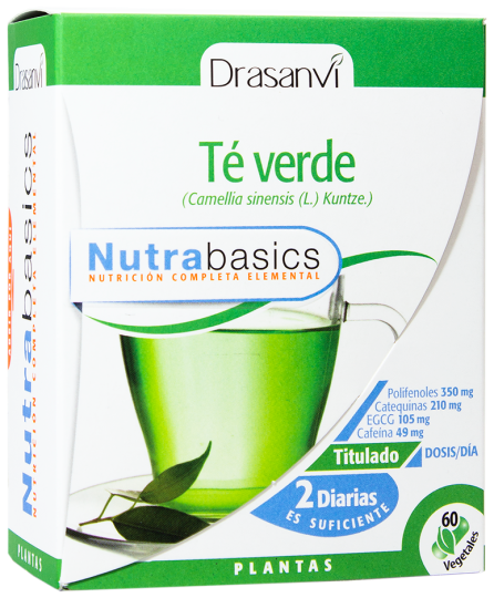 Green Tea 60 capsules Nutrabasicos Green Tea 60 capsules Nutrabasicos