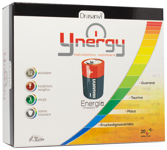 Ynergy Energia Immediata 20 x 15ml Vials Ynergy Energia Immediata 20 x 15ml Vials