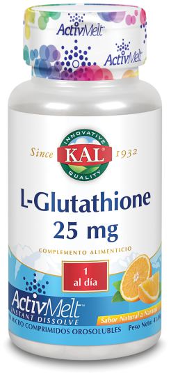 L-Glutathione 25 mg 90 Comp Sublingual Orange L-Glutathione 25 mg 90 Comp Sublingual Orange