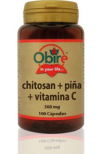 Chitosan + Pineapple + Vitamin C 100 Capsules Chitosan + Pineapple + Vitamin C 100 Capsules