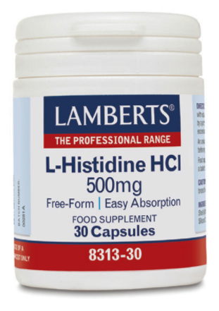 L-Histidine HCl 30 Capsules 500 mg L-Histidine HCl 30 Capsules 500 mg