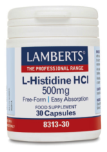 L-Histidine HCl 30 Capsules 500 mg L-Histidine HCl 30 Capsules 500 mg