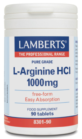 L-Arginine HCl 90 Tablets 1000 mg L-Arginine HCl 90 Tablets 1000 mg