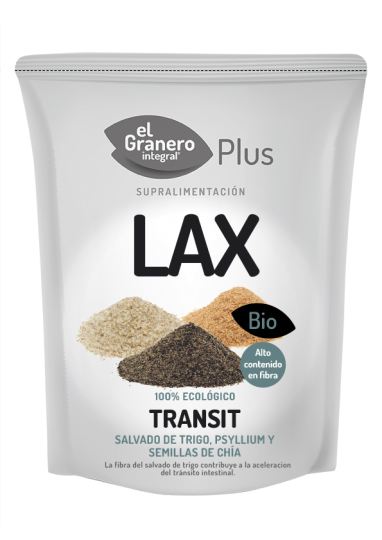 Lax - Transit (wheat bran, psyllium and Chia) Bio 150 Gr Lax - Transit (wheat bran, psyllium and Chia) Bio 150 Gr