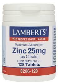 Zinc 25 mg mineral daily intake 2120 tablets Zinc 25 mg mineral daily intake 2120 tablets