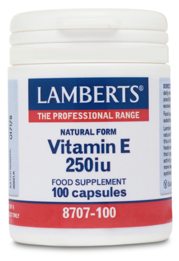 Natural Form Vitamin E 250iu - 100 Capsules Natural Form Vitamin E 250iu - 100 Capsules