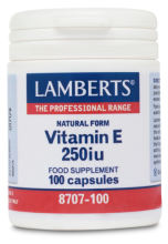 Natural Form Vitamin E 250iu - 100 Capsules Natural Form Vitamin E 250iu - 100 Capsules