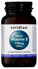 330 mg natural vitamin E (400 IU) 30 Vegetable Capsules 330 mg natural vitamin E (400 IU) 30 Vegetable Capsules