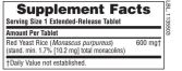 Red Yeast Rice 600mg. 30 Comp. Red Yeast Rice 600mg. 30 Comp.