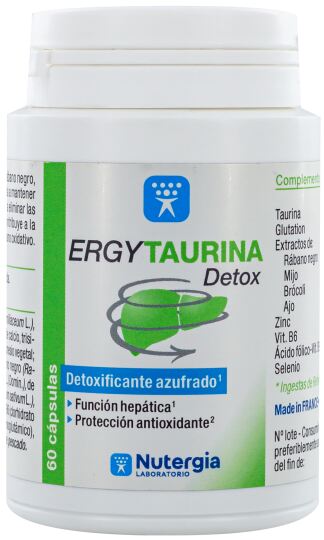 Ergytaurina Detox 60 Cápsulas Ergytaurina Detox 60 Cápsulas