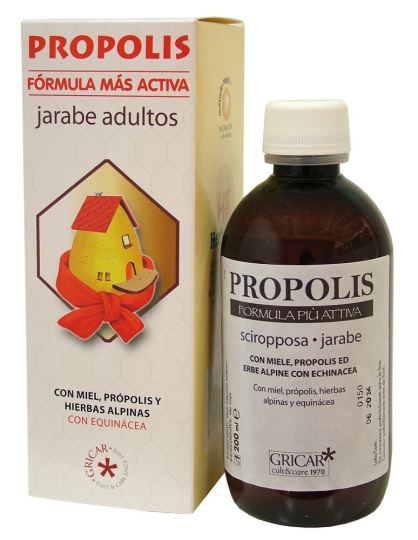 Propolis + H.alpinas (Echinacea) Syrup 200Ml. Gricar Propolis + H.alpinas (Echinacea) Syrup 200Ml. Gricar