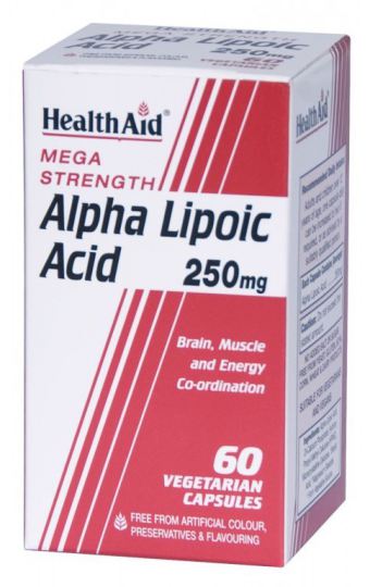 Alphalipoico Acid 60cap. Health Aid Alphalipoico Acid 60cap. Health Aid