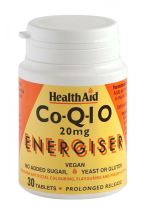 Coq10 20Mg. Liber.prolongada 30comp. Health Aid Coq10 20Mg. Liber.prolongada 30comp. Health Aid