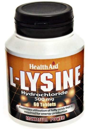 L-Lysine 500mg. 60comp. Health Aid L-Lysine 500mg. 60comp. Health Aid