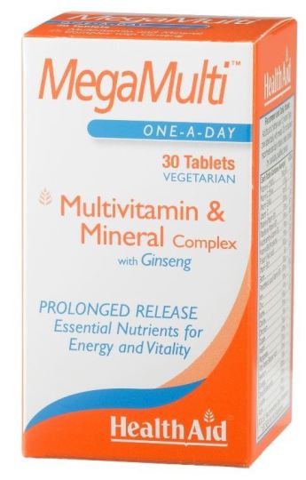 Megamulti With Ginseng 30comp. Health Aid Megamulti With Ginseng 30comp. Health Aid