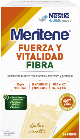 Meritene 14 U 35 G Fiber Vanilla Meritene 14 U 35 G Fiber Vanilla