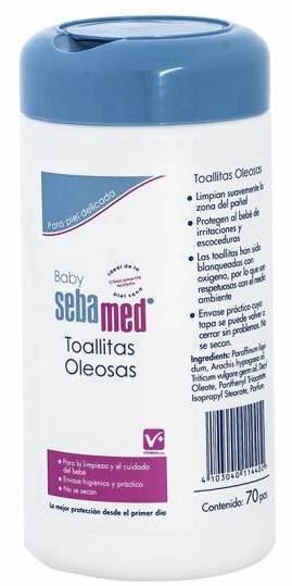 Sebamed Baby Wipes 70 Ud Oily Sebamed Baby Wipes 70 Ud Oily