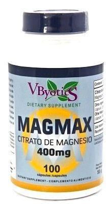 Magmax Magnesium Citrate 400 mg 100 Capsules Magmax Magnesium Citrate 400 mg 100 Capsules