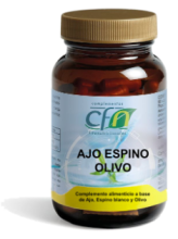 Garlic + white hawthorn + olive (vascular system) - cfn - 90cap. Garlic + white hawthorn + olive (vascular system) - cfn - 90cap.