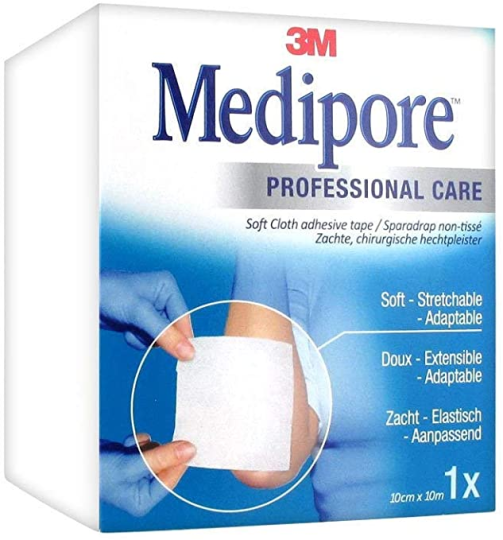 Medipore Hypoallergenic Adhesive Tape 10x10cm Medipore Hypoallergenic Adhesive Tape 10x10cm
