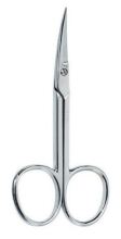 Chrome Curved Skin Manicure Scissors Chrome Curved Skin Manicure Scissors