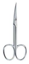 Chrome Curved Skin Manicure Scissors Chrome Curved Skin Manicure Scissors