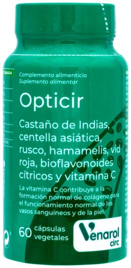 Venarol Opticir 60 cápsulas vegetales Venarol Opticir 60 cápsulas vegetales