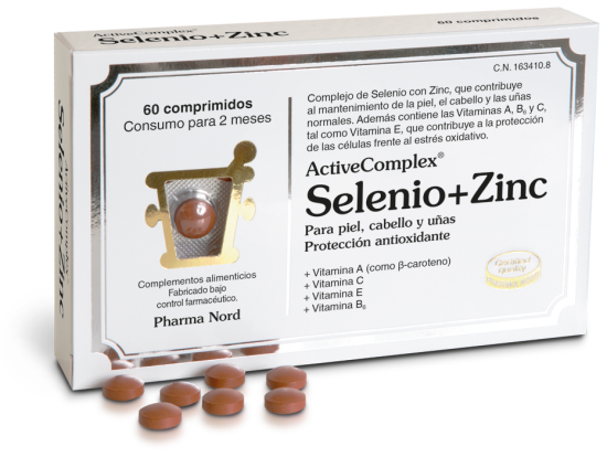 Selenium + Zinc Activecomplex 60COMP. Selenium + Zinc Activecomplex 60COMP.