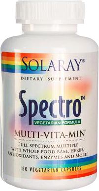 Spectro Multi-Vita-Min Vegetarian Formula 60 Capsules Spectro Multi-Vita-Min Vegetarian Formula 60 Capsules