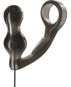Manpower Plug with Penis Ring and Transparent Knob Manpower Plug with Penis Ring and Transparent Knob