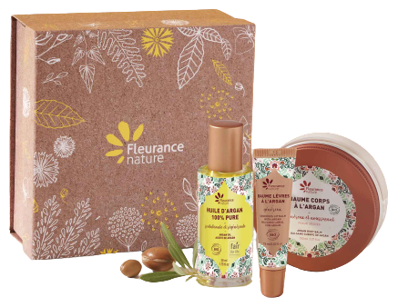 Argan set: oil + lip balm + body balm Argan set: oil + lip balm + body balm