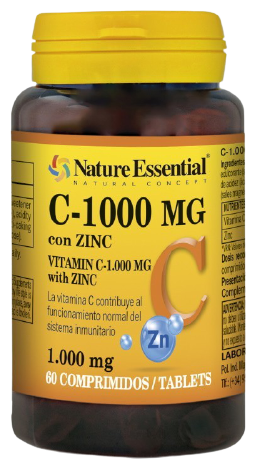 Vitamin C + Zinc 1000 mg 60 tablets Vitamin C + Zinc 1000 mg 60 tablets