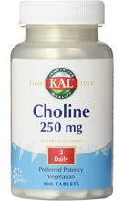 Choline 250 mg 100 Tablets Choline 250 mg 100 Tablets