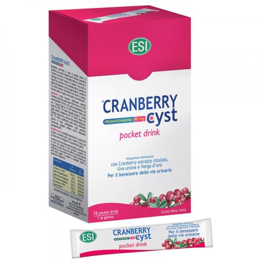 Cranberry Cyst Pocket Drink 16 Units Cranberry Cyst Pocket Drink 16 Units