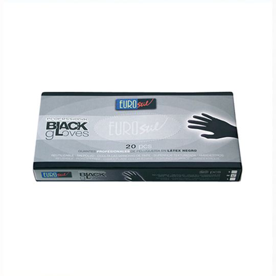 Black Latex Gloves 20 units Black Latex Gloves 20 units