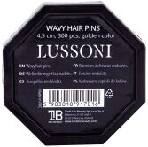 Horquillas para el Cabello Onduladas Oro 300 Piezas Horquillas para el Cabello Onduladas Oro 300 Piezas