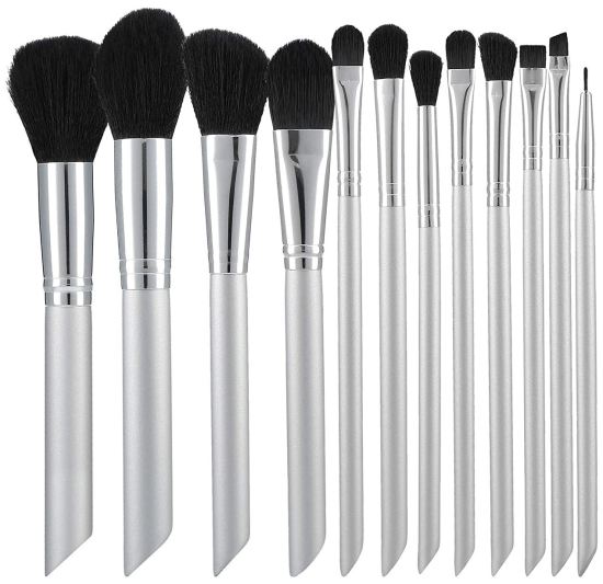 Gray Makeup Brushes Set 12 pieces Gray Makeup Brushes Set 12 pieces