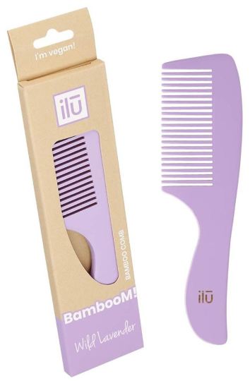 Wild Lavender Bamboo Detangling Comb Wild Lavender Bamboo Detangling Comb