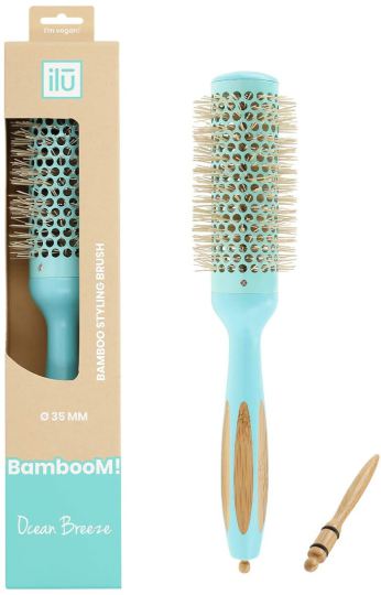 Round Bamboo Brush 35mm Ocean Breeze Round Bamboo Brush 35mm Ocean Breeze