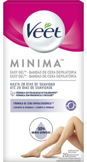 Minimal Hypoallergenic Body Depilatory Wax Bands 20 units Minimal Hypoallergenic Body Depilatory Wax Bands 20 units