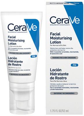 Loción hidratante facial para pieles normales a secas 52 ml Loción hidratante facial para pieles normales a secas 52 ml