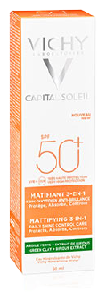 Crema de protección solar capital soleil 3 en 1 spf50 50 ml Crema de protección solar capital soleil 3 en 1 spf50 50 ml